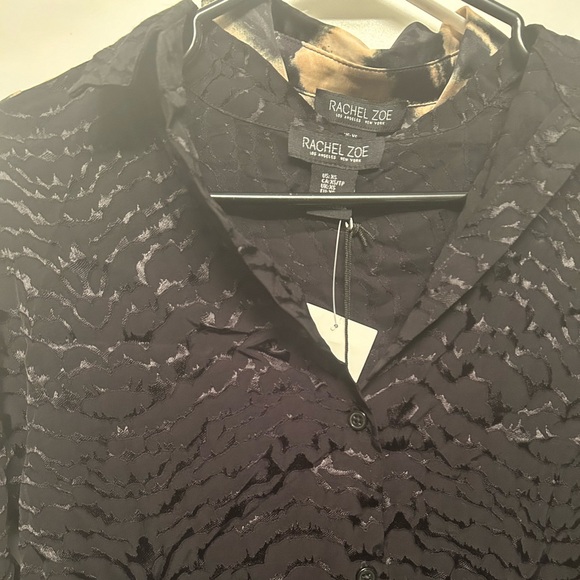 Rachel Zoe Black Button-up - Picture 2 of 2